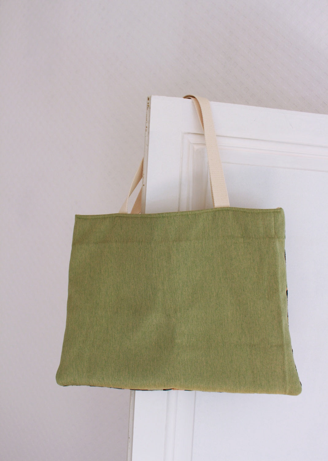 ♻️ Sac cabas XL  canevas // DANS LA FORÊT Bis