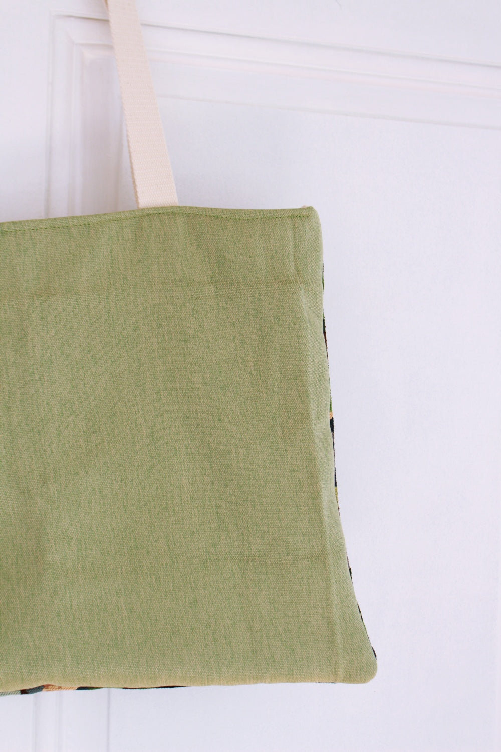 ♻️ Sac cabas XL  canevas // DANS LA FORÊT Bis