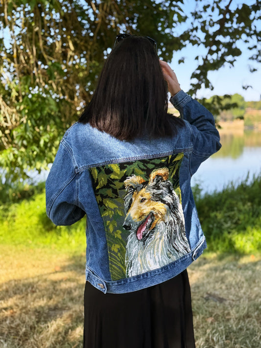 Denim Jacket & Canevas (M/L) // COLLEY
