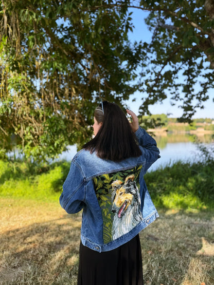 Denim Jacket & Canevas (M/L) // COLLEY
