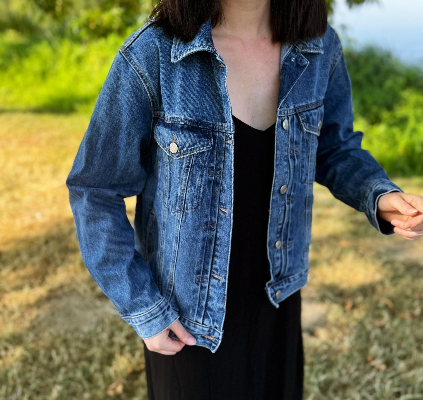 Denim Jacket & Canevas (M/L) // COLLEY