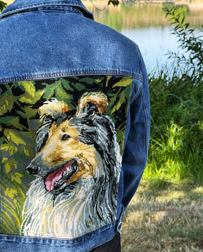 Denim Jacket & Canevas (M/L) // COLLEY