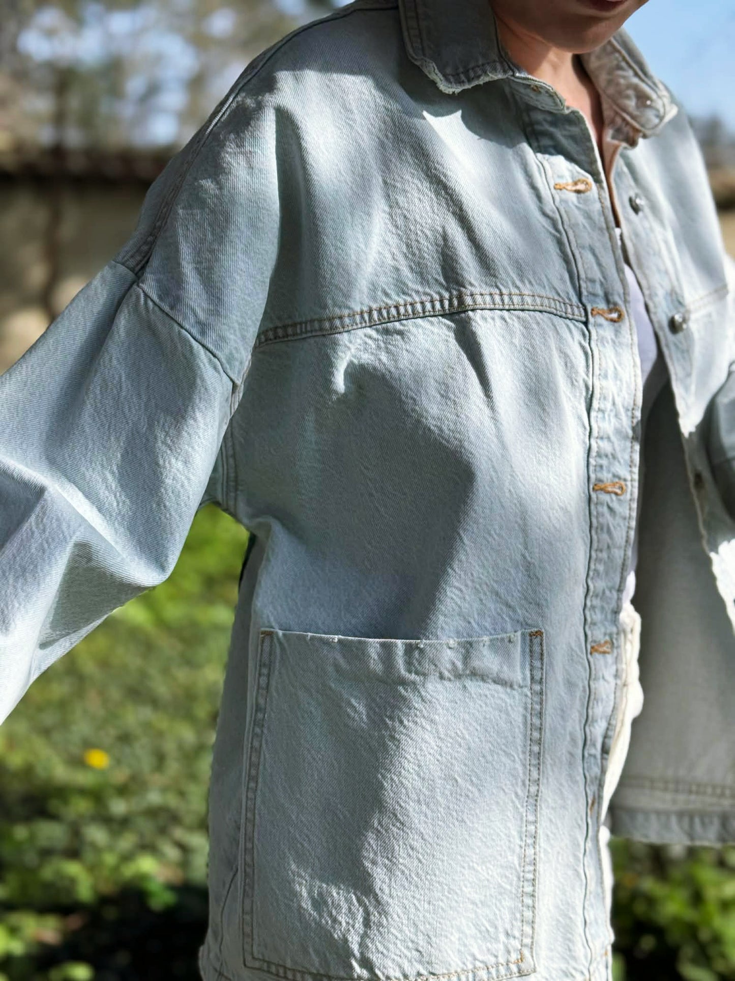 Denim Jacket & Canevas (L) // DES GLANEUSES