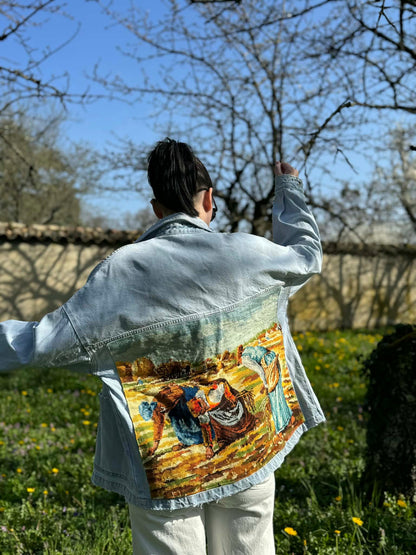 Denim Jacket & Canevas (L) // DES GLANEUSES