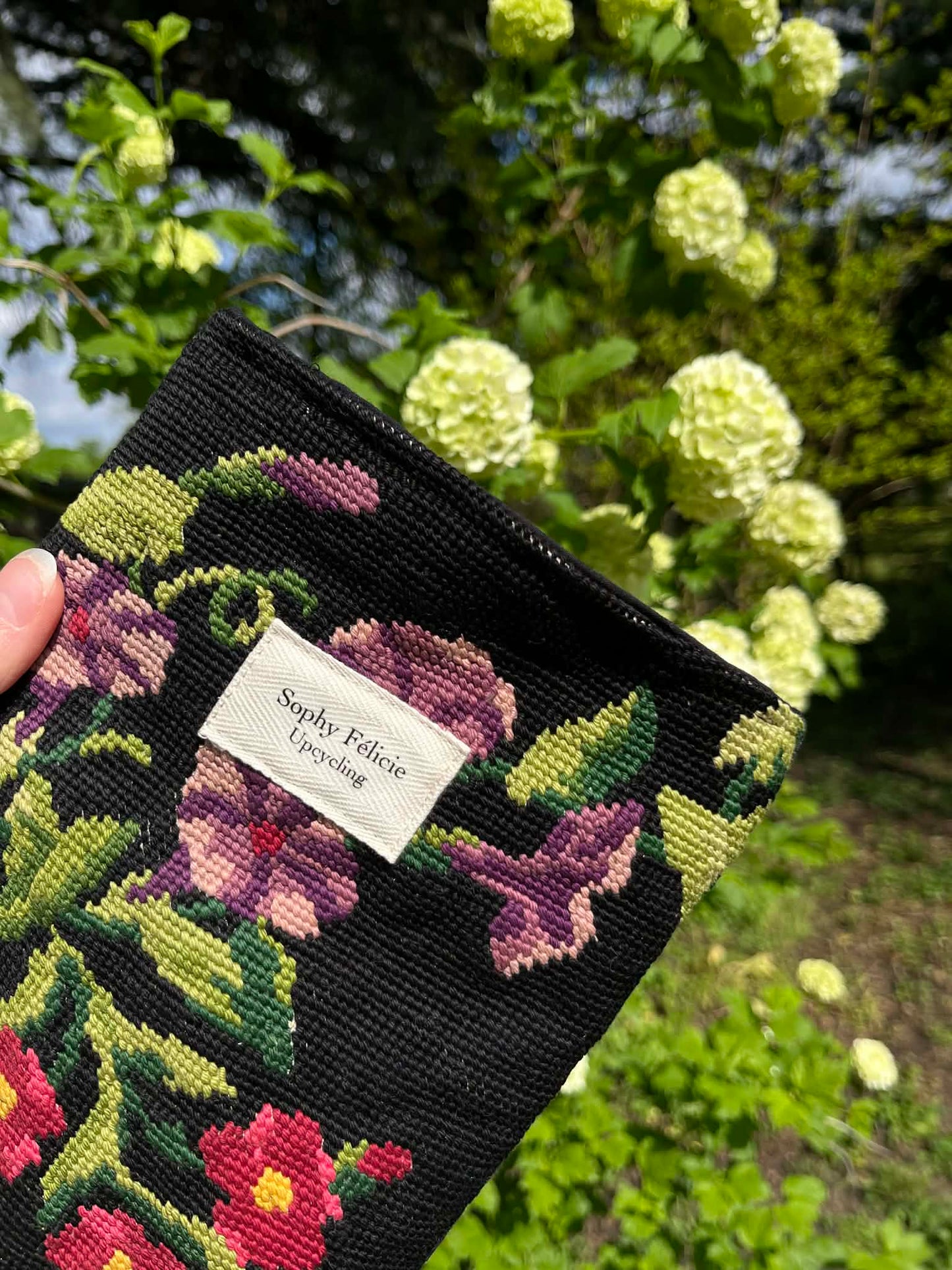 ♻️ Pochette à livres  (Format poche) // JARDIN BIS